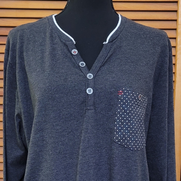 NWOT Brave Soul Men's Henley Tee Size Large - Picture 2 of 13